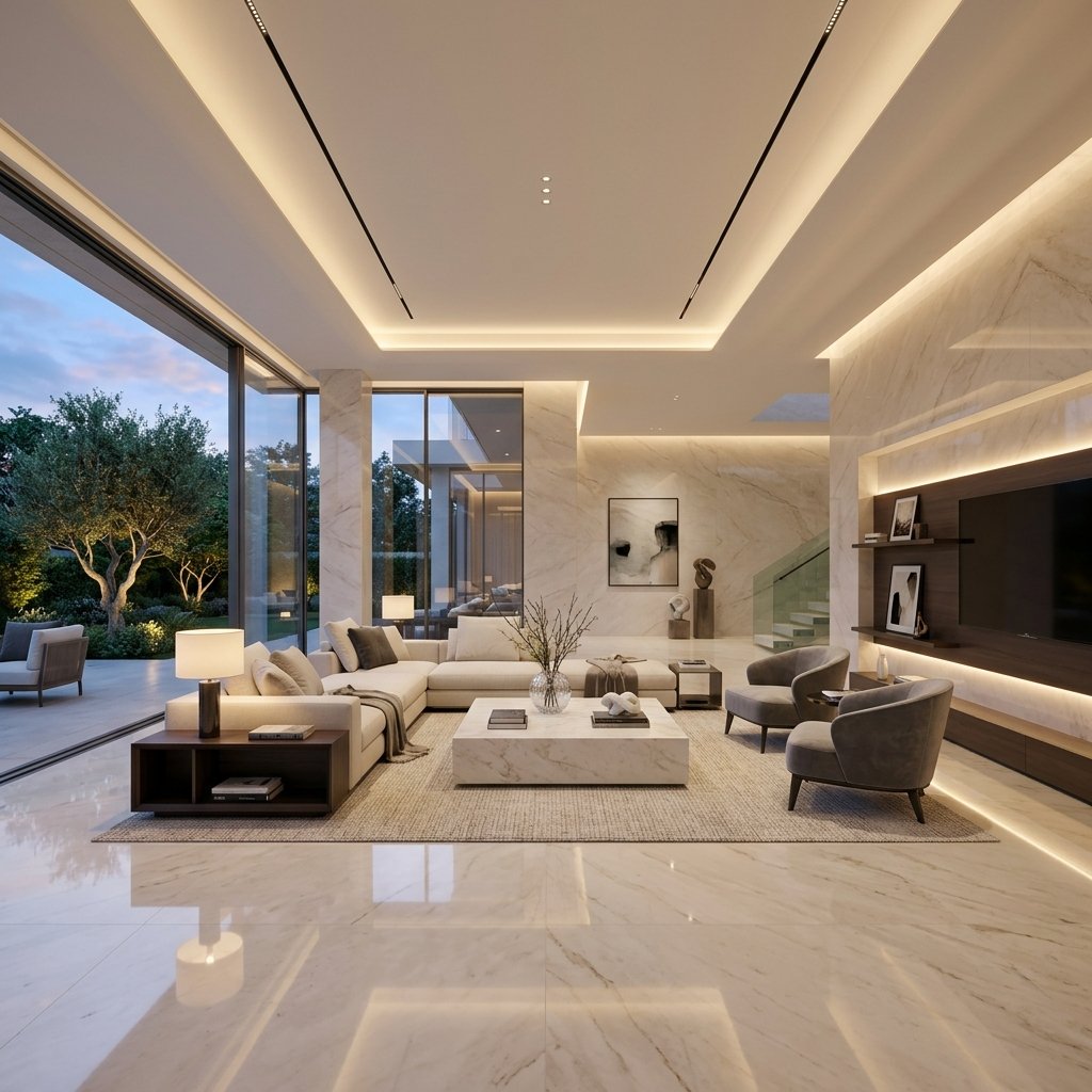 Ivory Italian Marble Interior